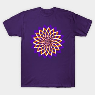 Lotus Flower Geometric Mandala T-Shirt